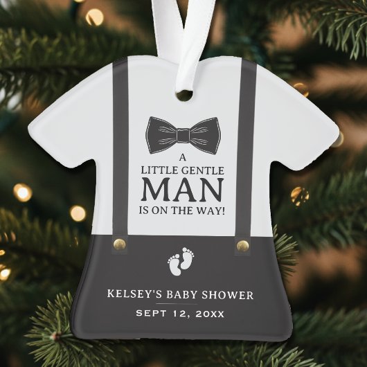Boy Baby Shower A Little Gentleman Suspenders