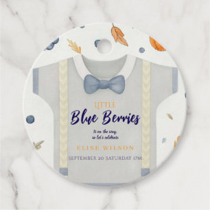 Boy baby shower autum herfst burlap bodysuit invit bedankjes labels