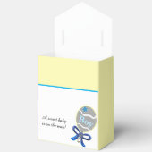 Boy Baby shower Blue Rattle Bedankdoosjes (Open)