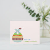 Boy Baby shower Boho Stippen Bundle Kaart (Staand voorkant)