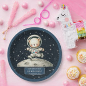 Boy Baby shower Bord met Space Teddy Bear (Feest)