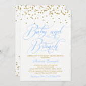 Boy Baby shower Brunch Invitations (Devant / Derrière)