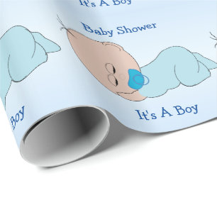 Boy Baby shower Custom Cadeaupapier
