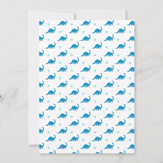 Boy Baby shower Invitation Dinosaur (Dos)