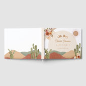 Boy Baby shower Livre d'or Boho Desert Southwester (Complet)