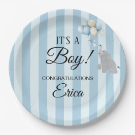 Boy Baby Shower Papieren Bordje