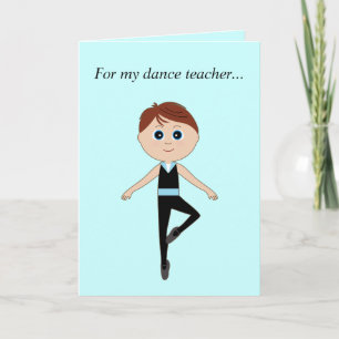 Boy Ballet Dancer : Enseignant Merci
