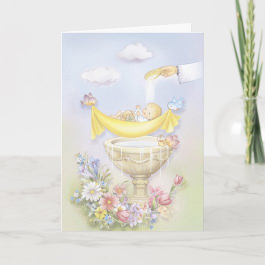 Boy Baptism invitations (Devant)