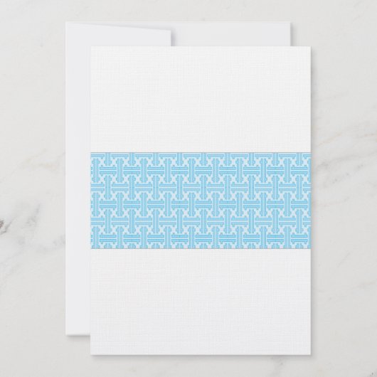 Boy Baptism Uitnodiging (Achterkant)