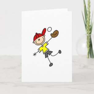 Boy Baseball Player Kaart