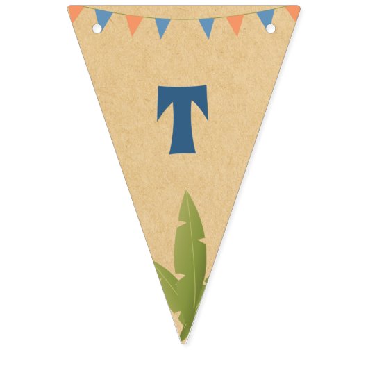 Boy Birthday - Dinosaur Stomp Party drapeaux 2 (Troisième drapeau)