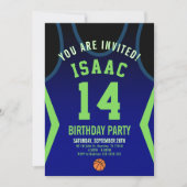 Boy Birthday Invitation  Kaart (Voorkant)