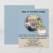 Boy Birthday Party Uitnodiging (Voorkant / Achterkant)