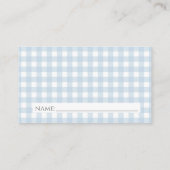 Boy Blue Deer Monogram Crest Luier Raffle Kaart