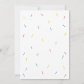 Boy Blue Ice Cream Baby shower Invitation Kaart (Achterkant)