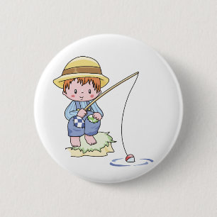 Boy Blue Viste Ronde Button 5,7 Cm