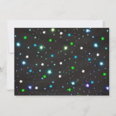 Boy Bowling Invitation Glow Neon Joint Birthday Kaart (Achterkant)