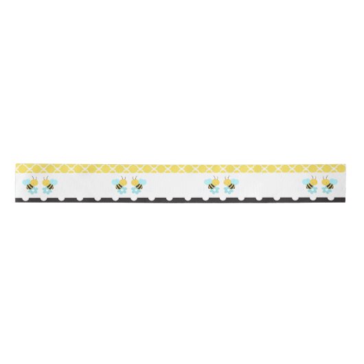 Boy Bumble Bee's Geel en Zwart Lint (Voorkant)