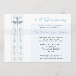 Boy Christening Uitnodiging