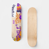 Boy Comic Pop Art Style skateboard (Recto)