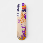 Boy Comic Pop Art Style skateboard (Devant)