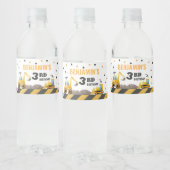 Boy Construction Party Bouteille d'eau Étiquettes (Bouteilles)