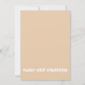 Boy Cowboy Invitation Anniversaire, Editable My 1s (Dos)