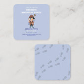 Boy Cute Detective Birthday Invitation (Devant / Derrière)