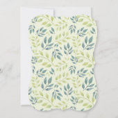 Boy Cute Safari Animal Baby Douche Invitations (Dos)