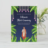 Boy Dhoti Ceremony invitation numérique (Debout devant)