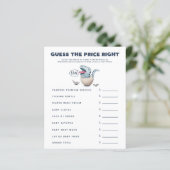 Boy Dinosaur Baby shower raadt de prijs goed (Staand voorkant)