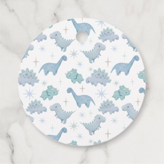 Boy Dinosaur Birthday Stomping by Bedankjes Labels (Achterkant)