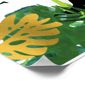 Boy Dinosaur Birthday Welkomstteken Poster (Hoek)