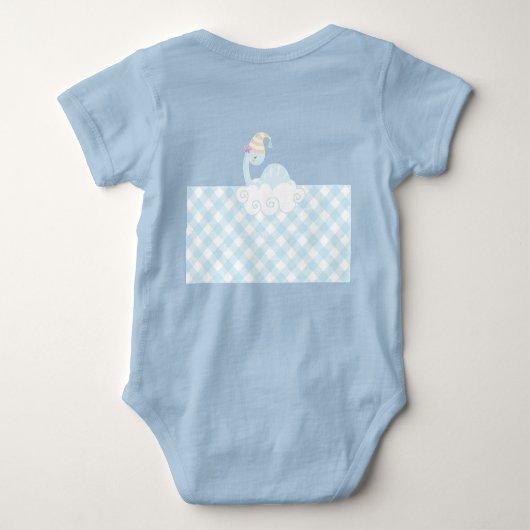 Boy Dinosaur Slapeping Romper (Achterkant)