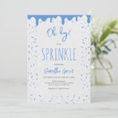 Boy Donuts Sprinkle Baby shower Kaart (Staand voorkant)