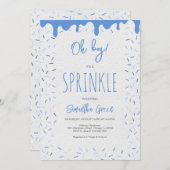 Boy Donuts Sprinkle Baby shower Kaart (Voorkant / Achterkant)