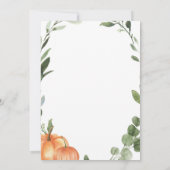 Boy Drive Par Citrouille Invitation Anniversaire (Dos)