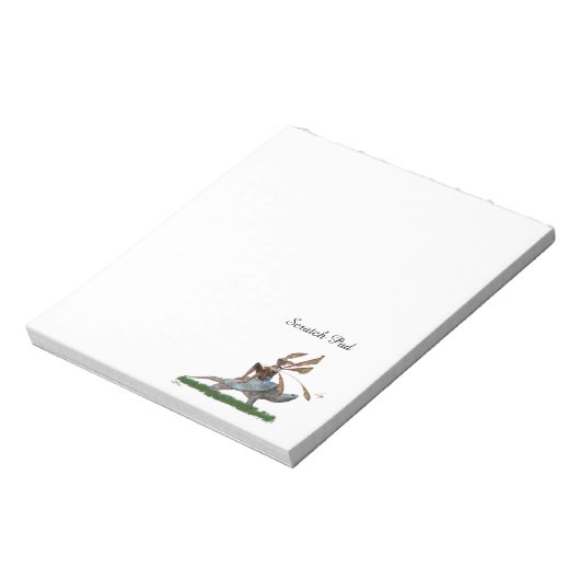 Boy Fairy Riding Sur Turtle Bloc-Notes (Tourné)