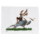 Boy Fairy Riding Sur Turtle Cadeau Sac (Dos)