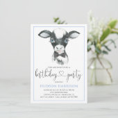 Boy Farm Anniversaire Invitations de fête (Debout devant)