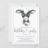 Boy Farm Anniversaire Invitations de fête (Devant)