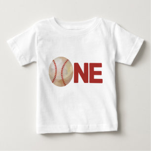 Boy First Birthday Baseball ONE