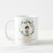 Boy First Holy Communion Favor Ceramic Mug 11 oz (Gauche)