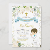 Boy First Holy Communion Invitation (Devant)