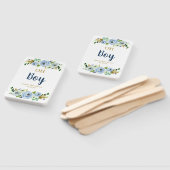 Boy Floral baby shower Handwaaier (Niet-gemonteerd)