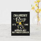 Boy Funny Dabbing Speler Jongens Kinder BZR Kaart (Gele Bloem)