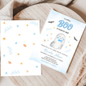 Boy Ghost Halloween Baby shower Kaart