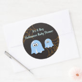 Boy Ghost Halloween Baby shower Stickers (Envelop)