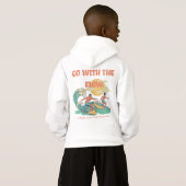 BOY/KIDS DABBING FUTURE LESSONS LEARN HOODIE  (Dos entier)