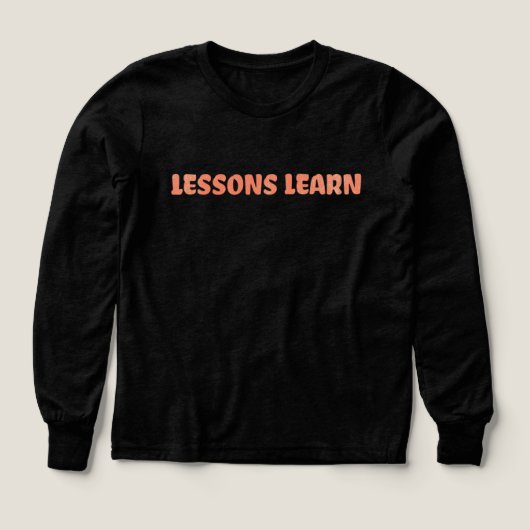 Boy/Kids Energy Flow Lessons Learn Long Sleeve  (Motif recto)